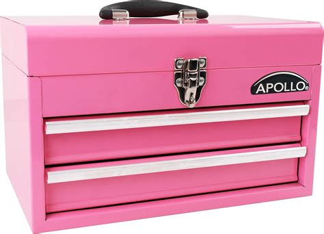 pink steel tool box|pink portable tool box.